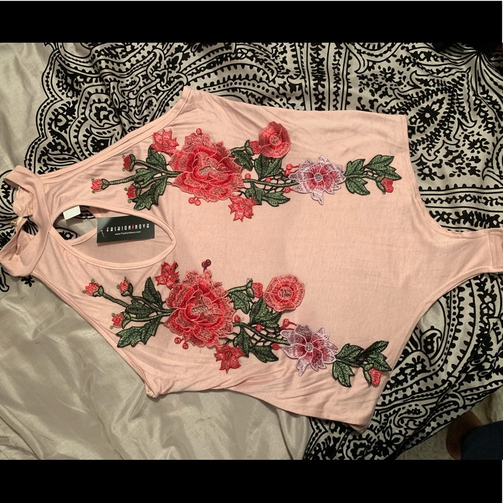 Fashion Nova Floral Bodysuit